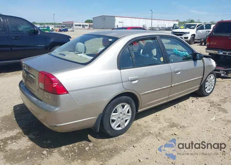 2003 Honda Civic Lx из США, поврежденный, VIN 2HGES16583H538021